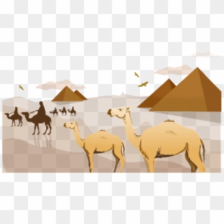 Desert Png Image & Desert Transparent Free Download - Egyptian Google Slides Theme, Png Download