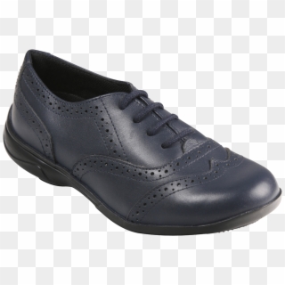 Toughees School Shoes Eleanor Navy Lace Up - Leather, HD Png Download