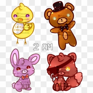 Five Nights At Freddys By Ambercatlucky2 - Drawing Five Nights At Freddys, HD Png Download