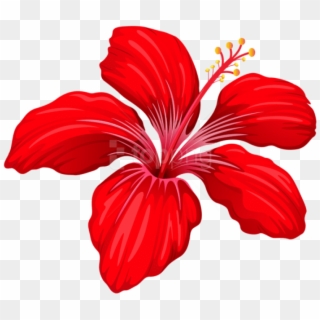 Free Png Download Exotic Red Flower Png Images Background - Red Flower Clipart Transparent, Png Download