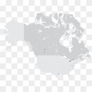 Westech Canada Usa Grey - Independent Countries Of North America, HD Png Download