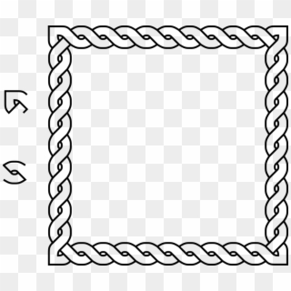 Borders And Frames Rope Celtic Knot Lasso - Transparent Square With Borders, HD Png Download