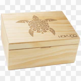 Natural Pine Stash Box Sea Turtle - Box, HD Png Download