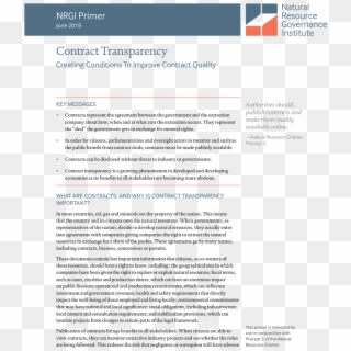 Contract Transparency , Png Download - Project Improvement Opportunity Lesson Learned, Transparent Png