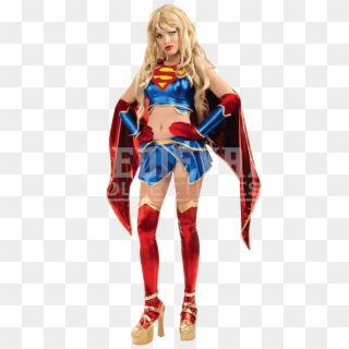 Dc Comics Ame Comi Supergirl Costume - Supergirl Costume Adult Girls, HD Png Download