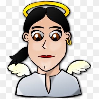 Asian Funny Face - Angelic Face Cartoon, HD Png Download
