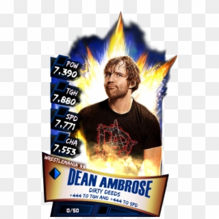 Dean Ambrose Wwe Supercard Season Debut Wwe Png Dean - Dean Ambrose Wwe Supercard, Transparent Png