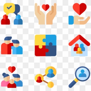 Human Relations - Gambar Icon Frame Vector 3d Png, Transparent Png