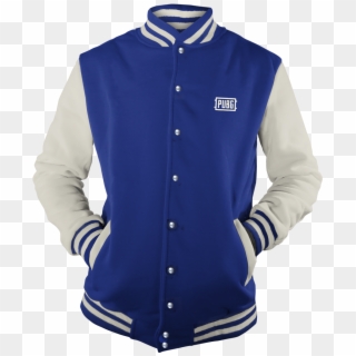 Blue White Varsity Jacket Pubg Official Merchandise - Gohan Jacket, HD Png Download