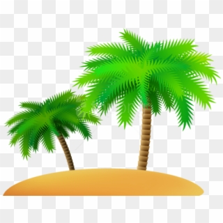 Free Png Download Palms And Sand Island Png Images - Palm Tree Island Png, Transparent Png