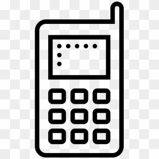 Cellular Phone Icon - Calculator Illustration Png, Transparent Png