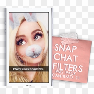 Snapchat Filters Clipart Bubble - Snapchat Filtro De Conejito, HD Png Download