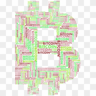 This Free Icons Png Design Of Bitcoin Logo Word Cloud, Transparent Png