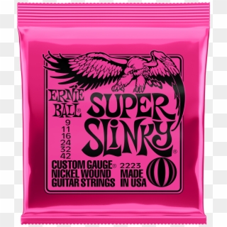 Super Slinky Nickel Wound Electric Guitar Strings - Ernie Ball Strings, HD Png Download