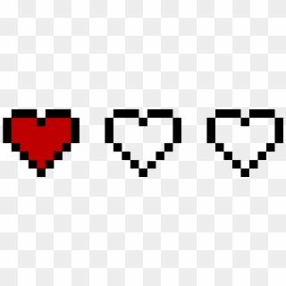 Pixel Heart Transparent - Legend Of Zelda Pixel Heart, HD Png Download