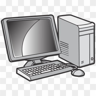 Clipart Desktop Computer - Animation Desktop Computer, HD Png Download