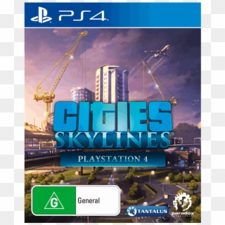 Playstation 4 Edition - Cities Skylines Ps4 Cover, HD Png Download