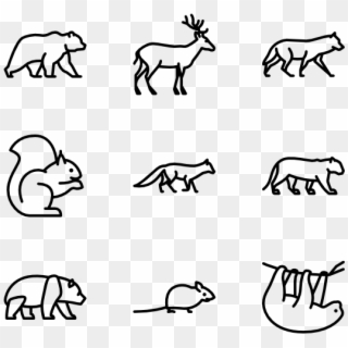 600 X 564 5 - Vector Icons Animals, HD Png Download