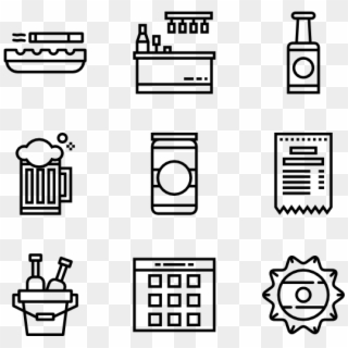 Bar - Furniture Icon Png Vector, Transparent Png