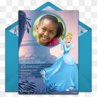 Cinderella Photo Online Invitation - Illustration, HD Png Download