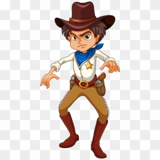 Cowboy - Cowboy Cartoon Png, Transparent Png