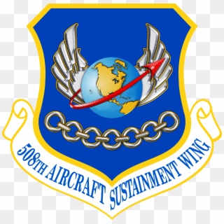508th Aircraft Sustainment Wing - 24th Air Force Logo, HD Png Download