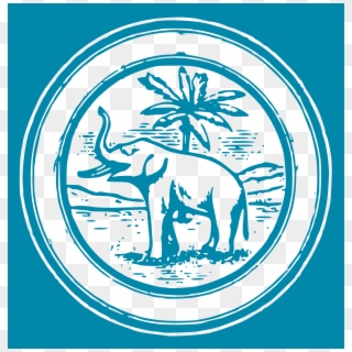 This Free Icons Png Design Of Elephant In A Circle, Transparent Png
