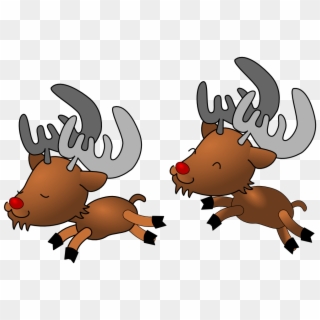 Clip Art Caribou Reindeer Raindeer Insert Tiger - Clipart Caribou, HD Png Download