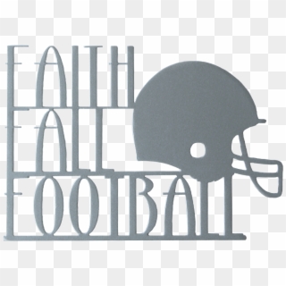 Faith Fall And Football Football Wreath Fall Wreath - American Football, HD Png Download