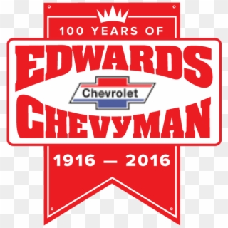 100 Years Of Edwards Chevyman - Edwards Chevrolet, HD Png Download
