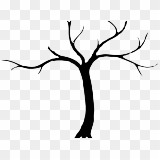 Dead Tree Clipart Silhouette - Dead Tree Silhouette Png, Transparent Png