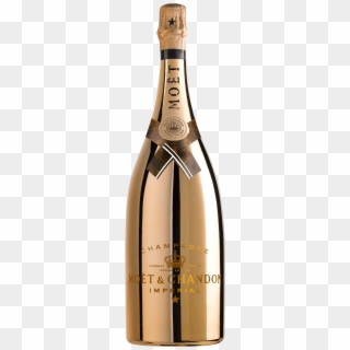 Gold Champagne Bottle Png - Moet Chandon Imperial 2018 Bright Night 75, Transparent Png