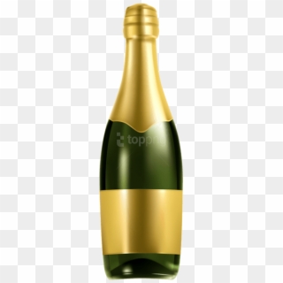 Free Png Download Champagne Bottle Transparent Png - Champagne Bottle Clip Art, Png Download