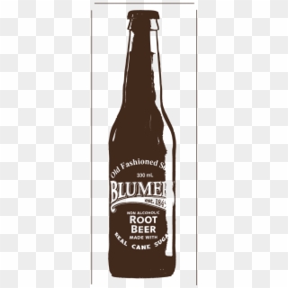 Blumers Root Beer Blumers Root Beer Non Alcoholic Soda - Glass Bottle, HD Png Download