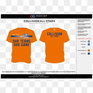 Collision All Starts Orange Blue Gray White Custom - Basketball Uniform Design Of Nba, HD Png Download