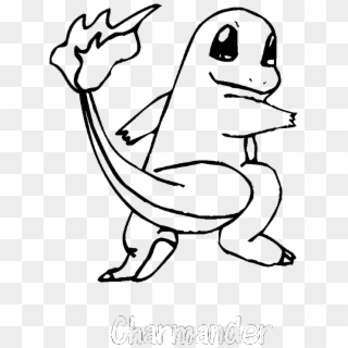 Charmander Pokemon Coloring Page - Charmander Coloring Pages, HD Png Download
