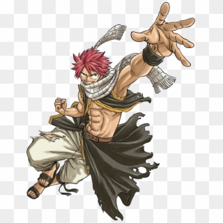Graphic Black And White Natsu Transparent Fighting, HD Png Download