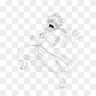Natsu Dragneel Coloring Pages N10, HD Png Download