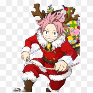 Christmas Natsu - Fairy Tail Natsu Christmas, HD Png Download