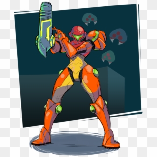 Metroid, From The Game Metroid By Gardedroidshotart - Illustration, HD Png Download