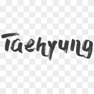 Bts Names Taehyung V - Calligraphy, HD Png Download