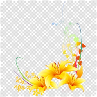 Yellow Vector Clipart Floral Design Flower Photography, HD Png Download
