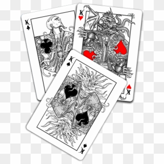 Bicycle Cthulhu Playing Card Deck Is Printed By The - Playing Card, HD Png Download