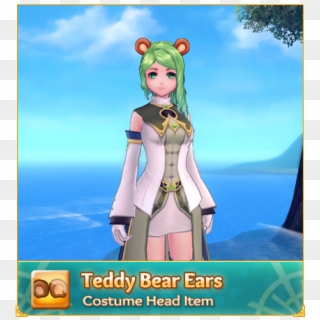 Kitty And Teddy Ears Fortune Pack - Aura Kingdom North Star Eye Patch, HD Png Download