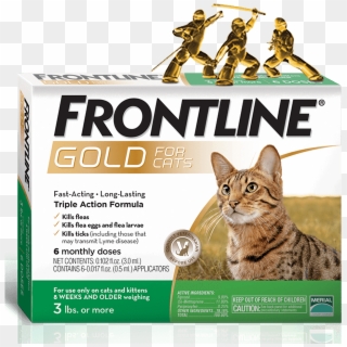 Product Box For Cats - Frontline Gold For Dogs, HD Png Download