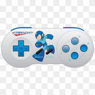 Retro-bit Super Nintened Mega Man Snes Controller Dual - Mega Man, HD Png Download