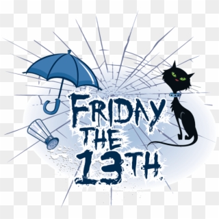 Friday The 13th & A Full Moon - Friday The 13th Clipart Free, HD Png Download
