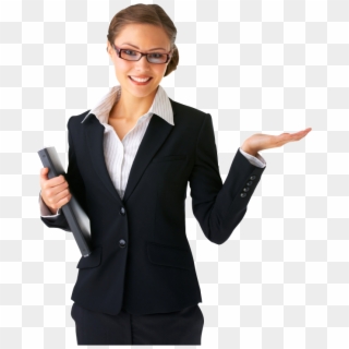 Business Woman Standing Png - Real Estate Agent Png, Transparent Png