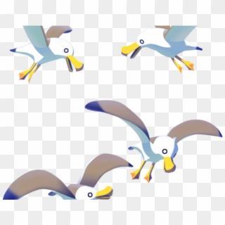 Seagull Clipart Flock Seagulls - Transparent Legend Of Zelda Windwaker Bird, HD Png Download