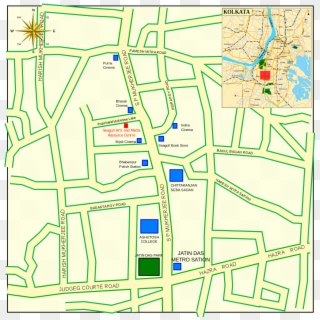 Kolkata Seagull Arts Location - Map, HD Png Download